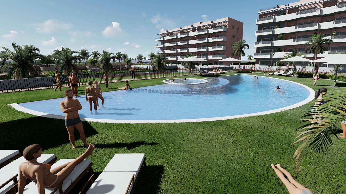 New Build 3-Bedroom Apartments in Vista Azul XXXVII Spa & Nature, Guardamar del Segura image 110
